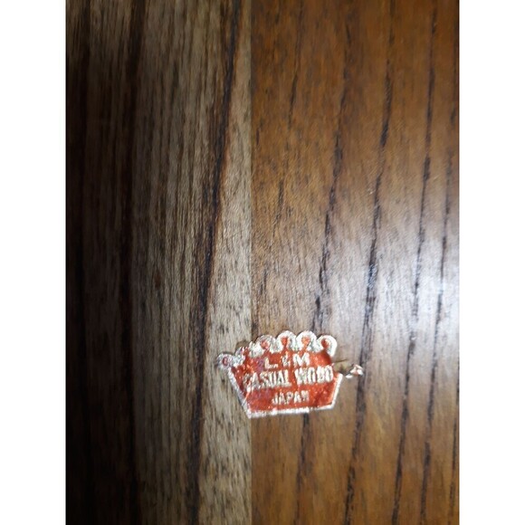 L&M Casual Wood Japan vintage mid-century chop block - Picture 3 of 7